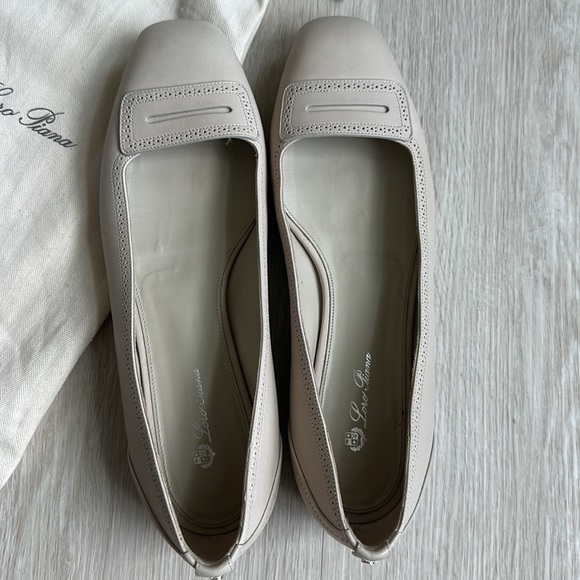 Loro Piana Beige Ballet Flats - Picture 2 of 8